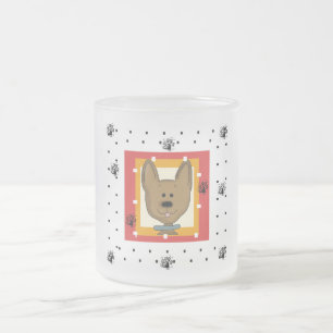 Little Brown Doggie Tshirts und Geschenke Mattglastasse