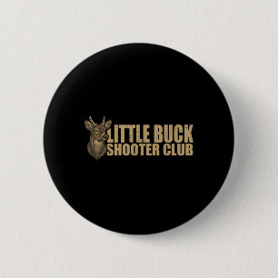 Little Buck Shooter Club Hirschjagd Bogenschütze Button