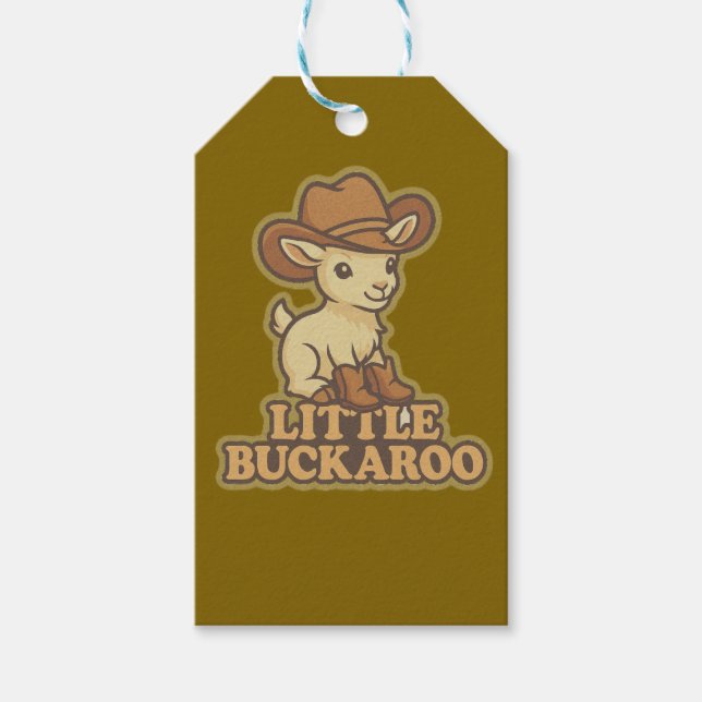 Little Buckaroo Gift Tag Geschenkanhänger (Vorderseite)