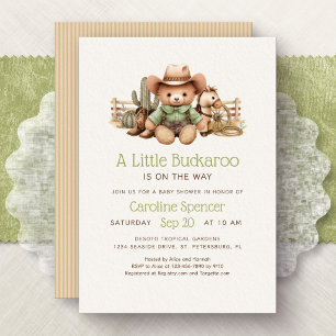 Little Buckaroo Western geschlechtsneutrale Babypa Einladung