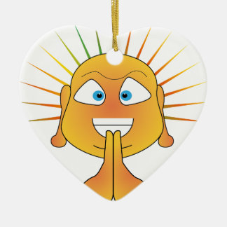 little buddha keramikornament