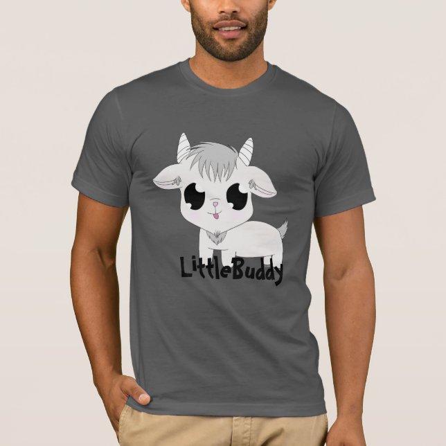 Little Buddy Tshirt - Charcoal (Vorderseite)