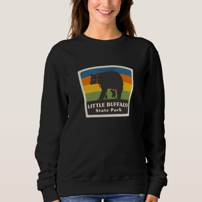 Little Buffalo State Park Pennsylvania Bear PA Sou Sweatshirt (Vorderseite)