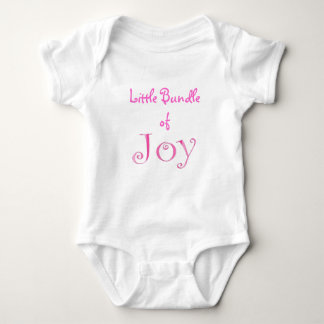 Little Bundle of Joy - Pink Baby Strampler