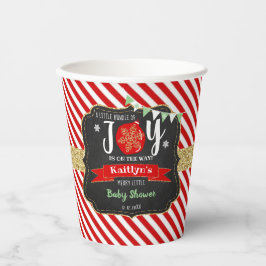 "Little Bundle of Joy" Weihnachtsdusche Pappbecher