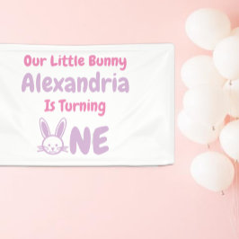 Little Bunny 1. Geburtstag Banner