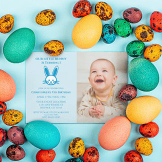 Little Bunny 1. Geburtstag Einladung