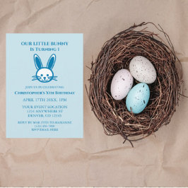 Little Bunny 1. Geburtstag Einladung