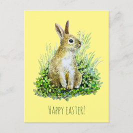 Little Bunny Aquarell Postcard Postkarte