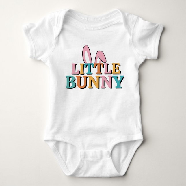 Little Bunny Baby Strampler (Vorderseite)