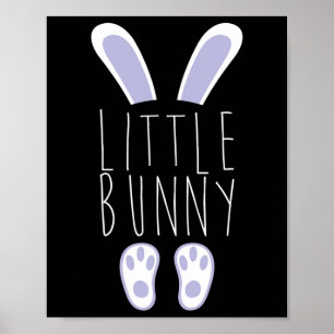 Little Bunny Happy Ostereier Jagd Sonniges Ostern Poster
