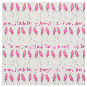 Little Bunny Rabbit Oars Neue Babydusche Pink Stoff