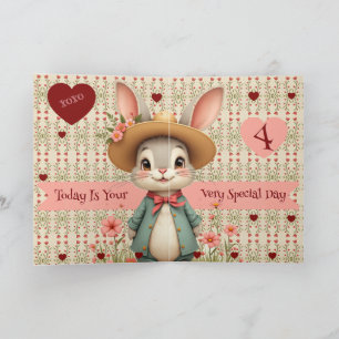 Little Bunny Special zum Geburtstag Karte
