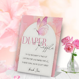 Little Butterfly Baby Duschdusche Windelwanne SIgn Sockelschild