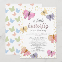 Little Butterfly Baby Dusche per Mail