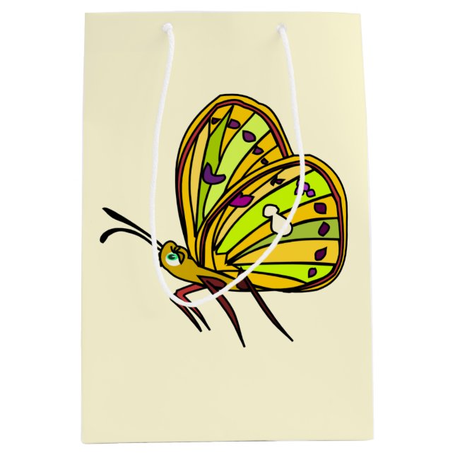 Little Butterfly Geschenktasche - Ihre Farben Mittlere Geschenktüte (Vorderseite)