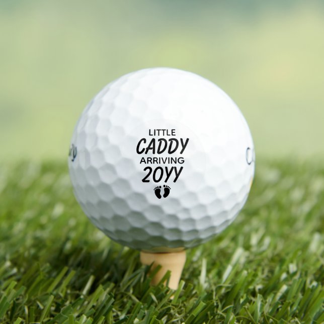 Little Caddy - Personalisierte Schwangerschaft Golfball (Insitu T-Shirt)