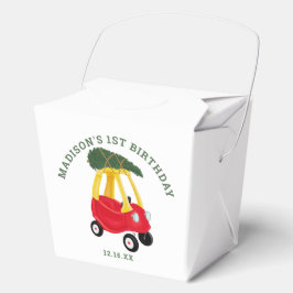 Little Car Holiday Onederful 1st Birthday Favors Geschenkschachtel