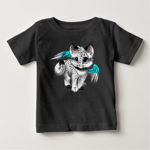 Little Cartoon Angel Cat Baby T-shirt
