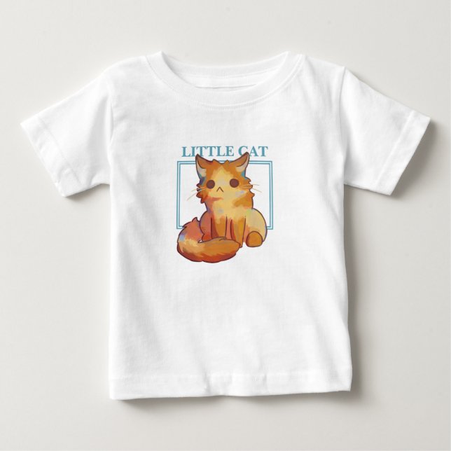 Little Cat Drawing tshirt kids (Vorderseite)