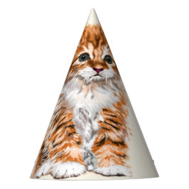 Little Cat Party Hat Kitten Partyhütchen