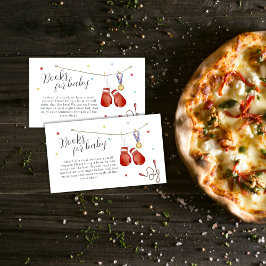 Little Champion Boxing Books For Baby Shower Begleitkarte