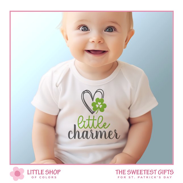 Little Charmer Kleeblatt St Patrick's Day Baby Strampler (Von Creator hochgeladen)