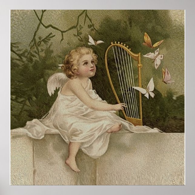 Little Cherub Lächeln Poster (Vorne)
