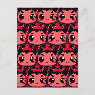 Little Chibi Devil Postkarte