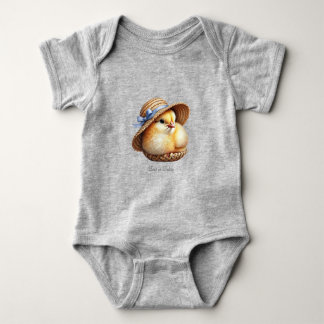 Little Chick Blue Ribbon Baby Bodysuit Baby Strampler