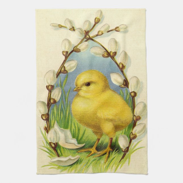Little Chick Oaster Kitchtuch Handtuch (Vertikal)