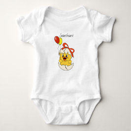 Little Chick "Sweetheart" Bodysuit Baby Strampler