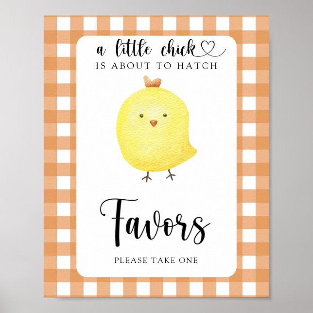 Little Chicken Favors Poster (Vorne)