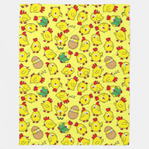 Little Chicky Chicky Fleecedecke