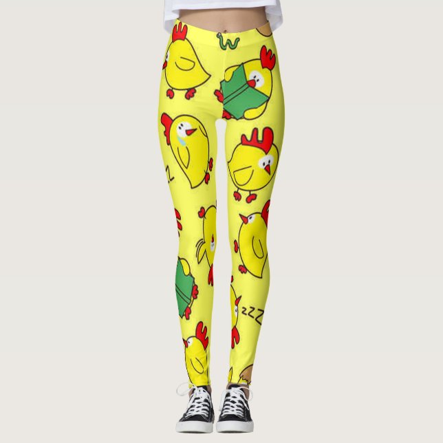 Little Chicky Chicky Leggings (Vorderseite)