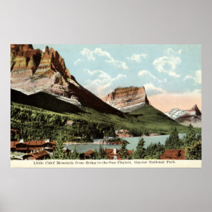 Little Chief Mountain, Glacier National Park, MT Poster