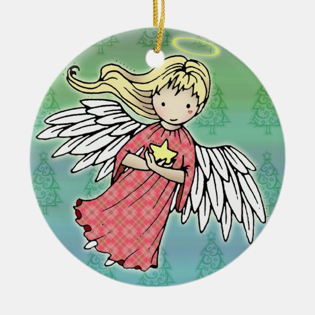 Little Christmas Angel Ornament (Vorne)