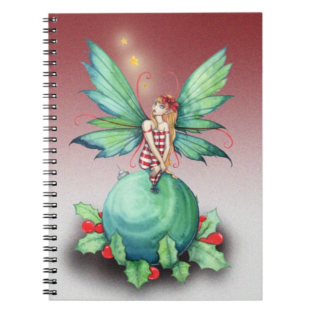 Little Christmas Fairy Notebook Notizblock (Vorderseite)