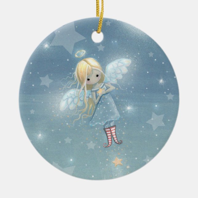 Little Christmas Star Angel Ornament (Vorne)