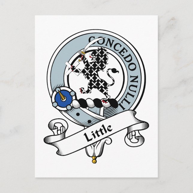Little Clan Abzeichen Postkarte (Vorderseite)