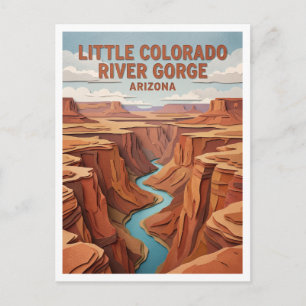 Little-Colorado-River-Schlucht Cameron Arizona Postkarte