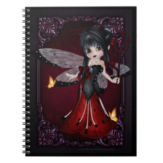 Little Cookie Devil Girl Design 1 Notebook Notizblock