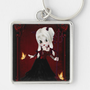 Little Cookie Devil Girl Design 2 Schlüsselanhänge Schlüsselanhänger