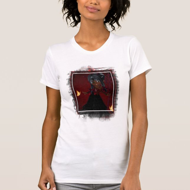 Little Cookie Devil Girl Design 4 T - Shirt (Vorderseite)