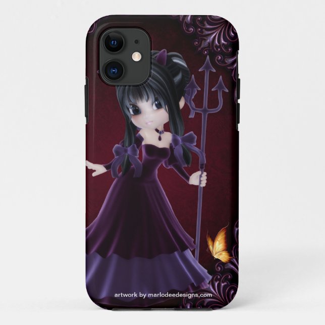 Little Cookie Devil Girl Design 6 Case-Mate iPhone Hülle (Rückseite)