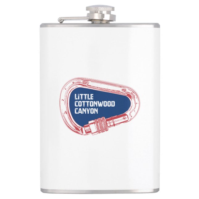 Little Cottonwood Canyon Flachmann (Vorderseite)