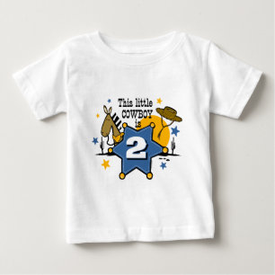 Little Cowboy 2. Geburtstag T - Shirt