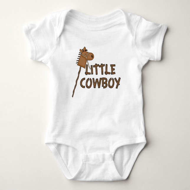 Little Cowboy Baby Boy Strampler (Vorderseite)