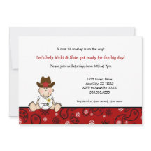 Little Cowboy Baby Shower lädt ein