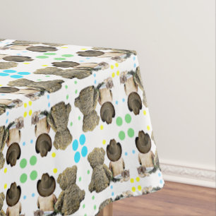Little Cowboy Baby und Teddy Bear Tischdecke